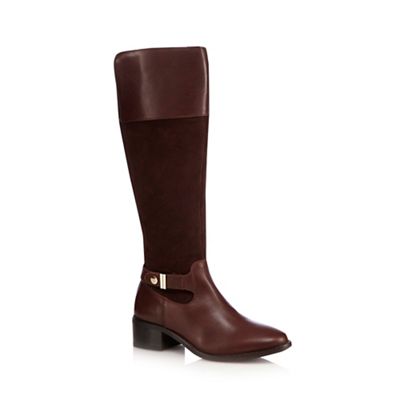 J by Jasper Conran Brown leather riding boots